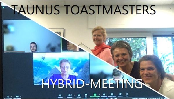 Hybrid Meeting bei Taunus Toastmasters